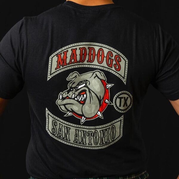 MD Bulldog Tee - Black - Back